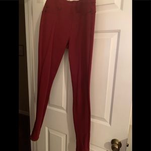 Liverpool burgundy leggings 4/27. Like new